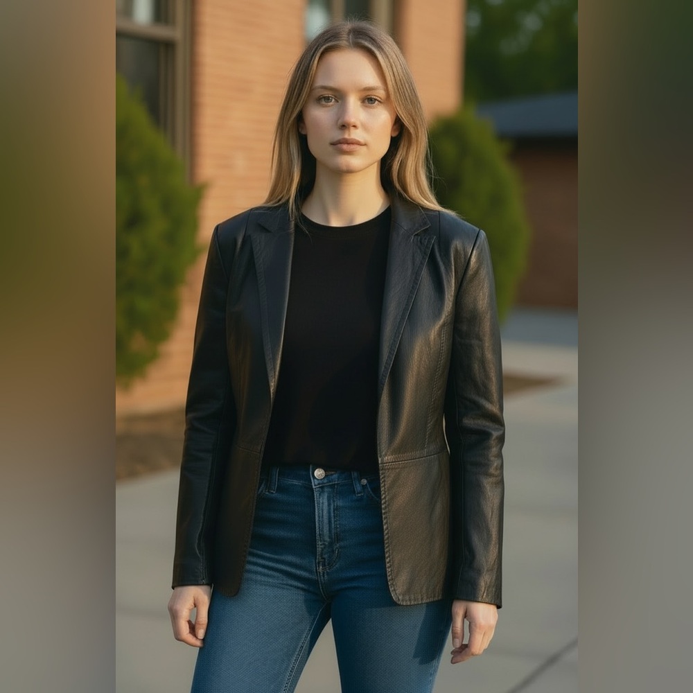 Banana Republic genuine Leather jacket